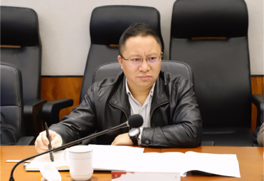 貴州省生態(tài)環(huán)境廳副廳長級專員王家齊一行到貴州環(huán)境能源交易所調(diào)研座談