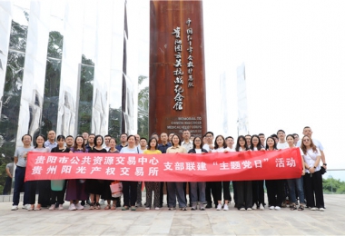 貴州陽(yáng)光產(chǎn)權(quán)交易所與貴陽(yáng)市公共資源交易中心開(kāi)展支部聯(lián)建主題黨日活動(dòng)