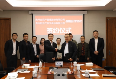 貴州陽光產(chǎn)權(quán)交易所與貴州省資產(chǎn)管理股份有限公司舉行業(yè)務合作簽約儀式