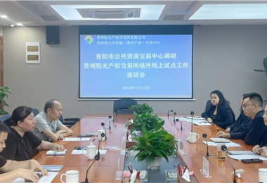 貴陽(yáng)市公共資源交易中心調(diào)研指導(dǎo)貴州陽(yáng)光產(chǎn)權(quán)交易所場(chǎng)外線上開(kāi)標(biāo)試點(diǎn)工作